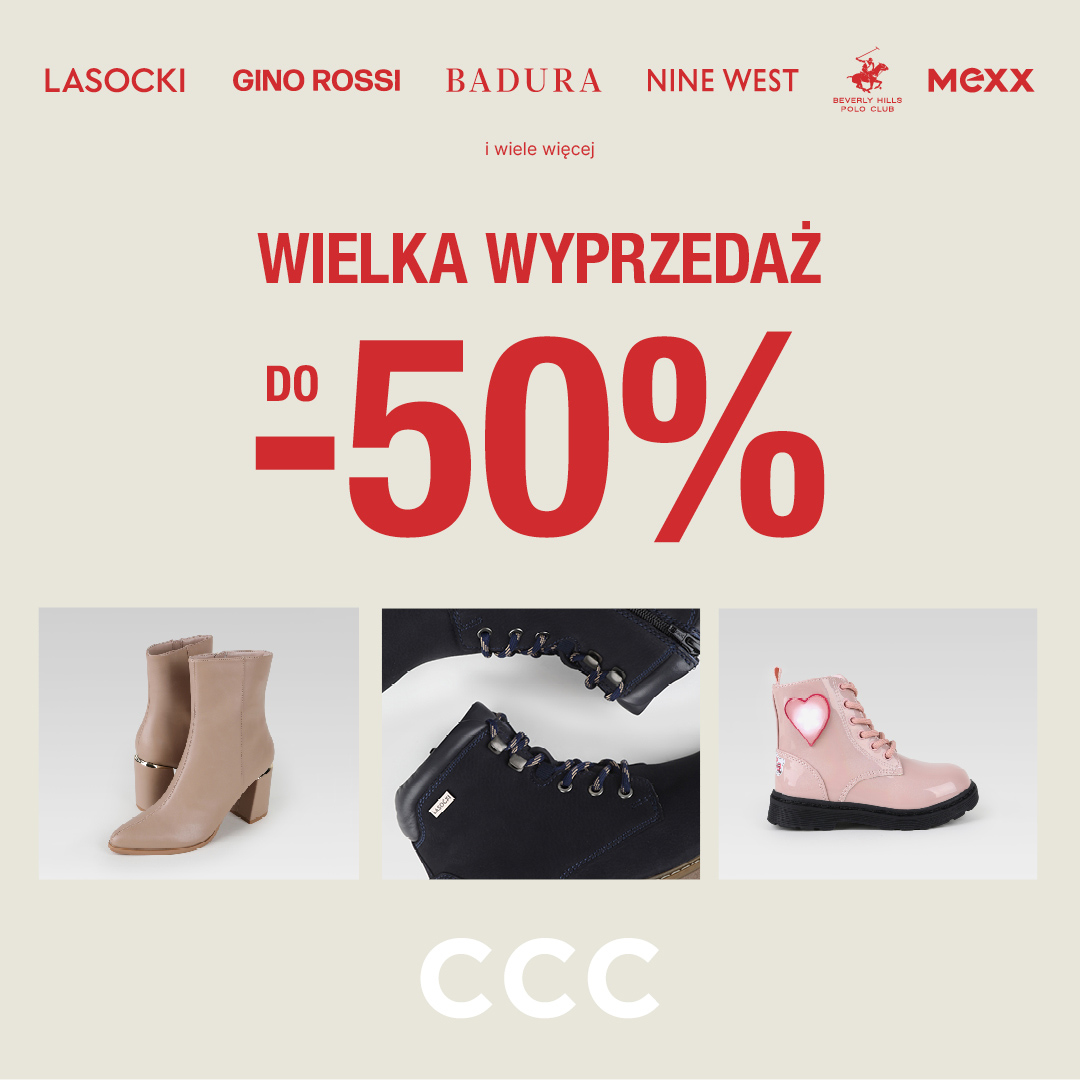 Ruszyła wielka wyprzedaż w CCC! 