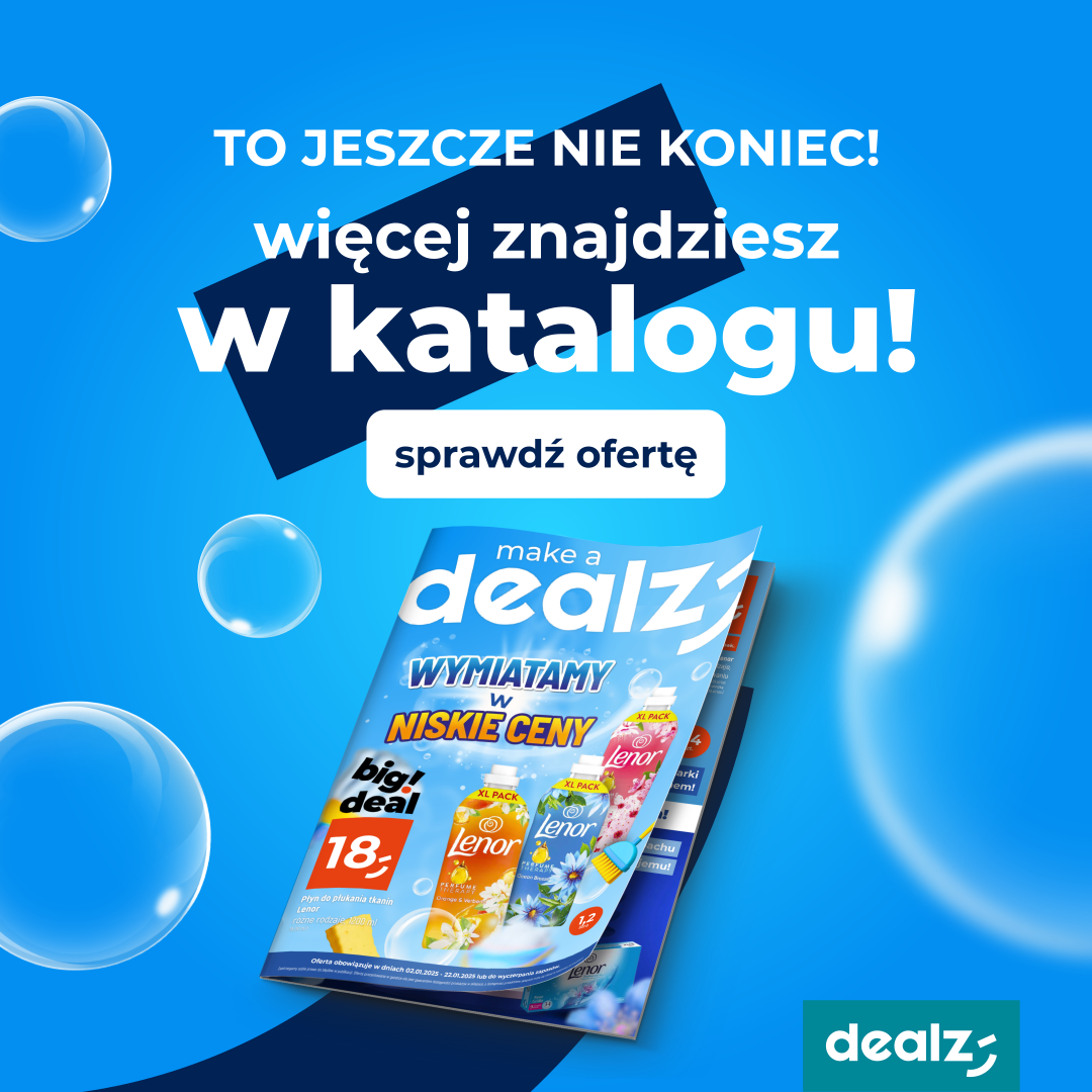 Najnowsza gazetka promocyjna Dealz już dostępna!