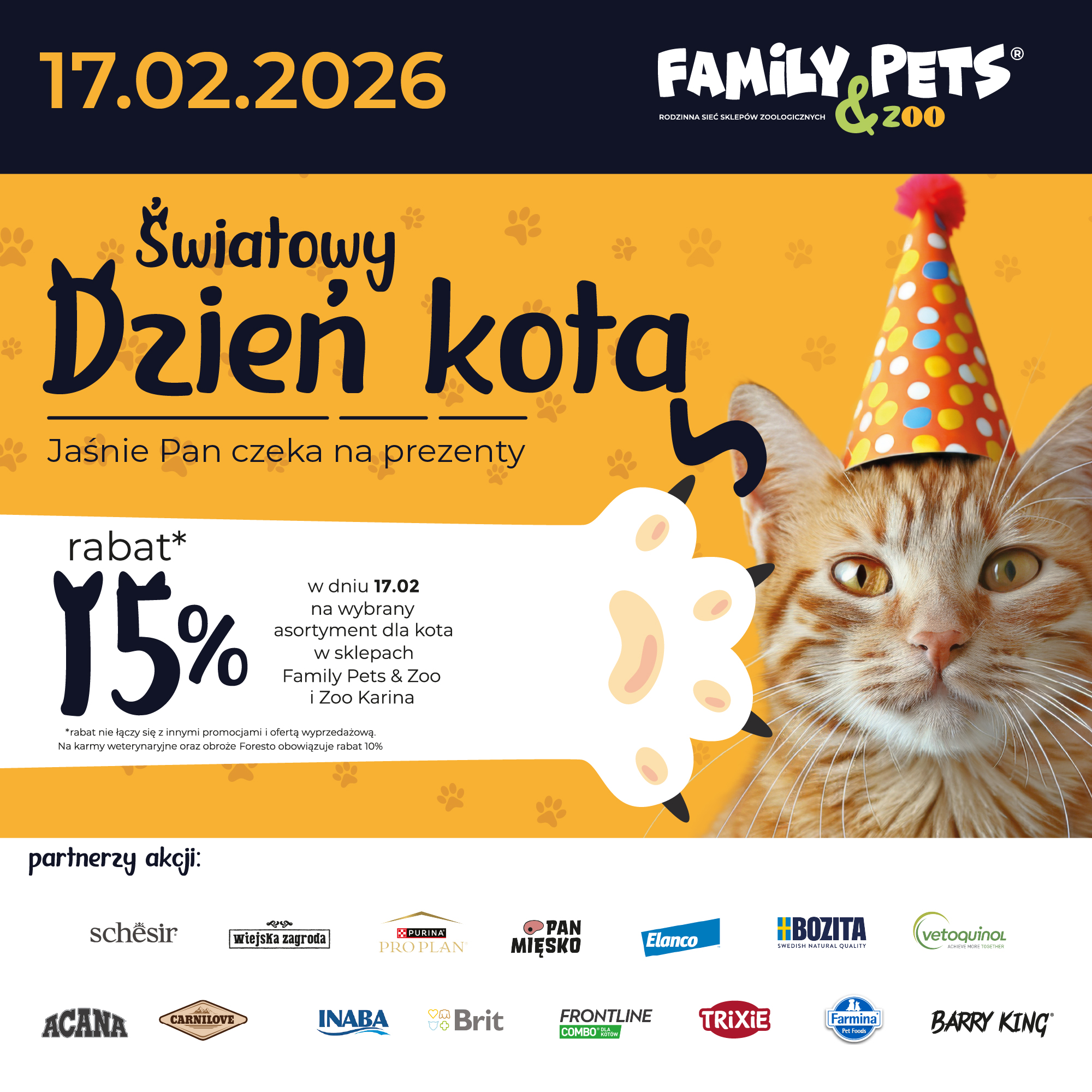 Świętuj Dzień Kota z Family Pets&Zoo