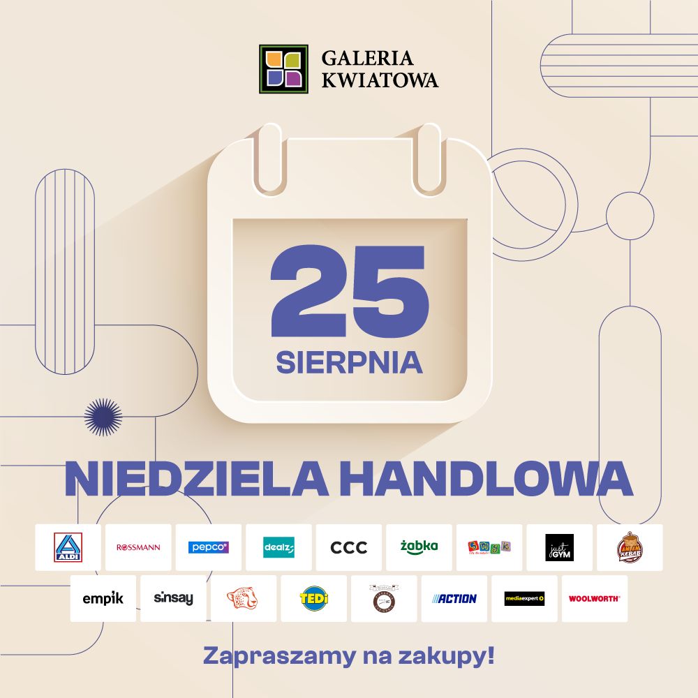 Niedziela handlowa 25.08.2024