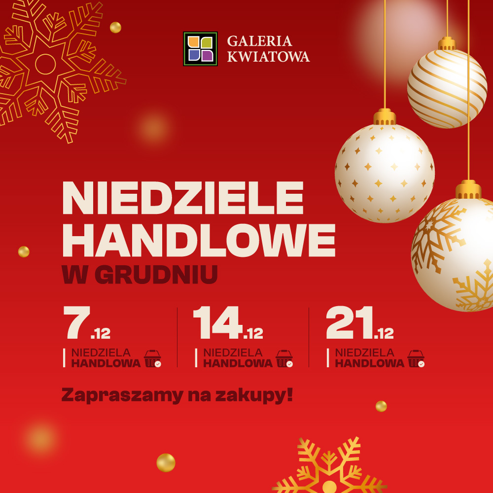 Niedziele handlowe w grudniu